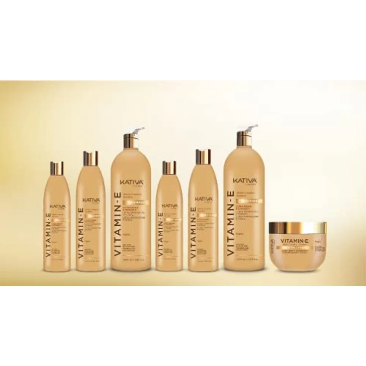 Kativa Vitamina E Biotina y Bamboo Conditioner, 550ml für gesundes und kräftiges Haar – Bild 6