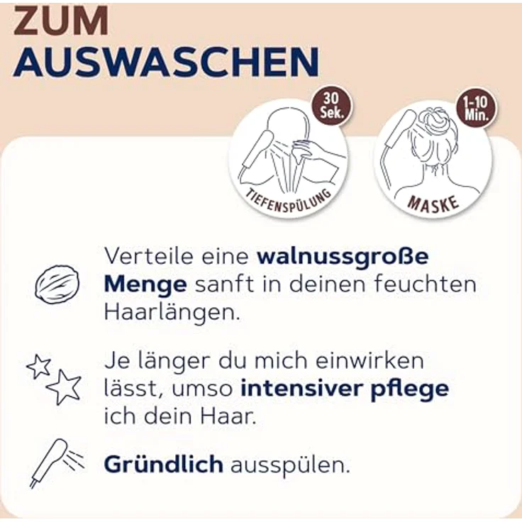 SCHAUMA 5&5 Reparierende Haarkur 300ml & Shampoo Repair 400ml, mit Kokos-Extrakt für strapaziertes Haar, vegane Formel – Bild 5