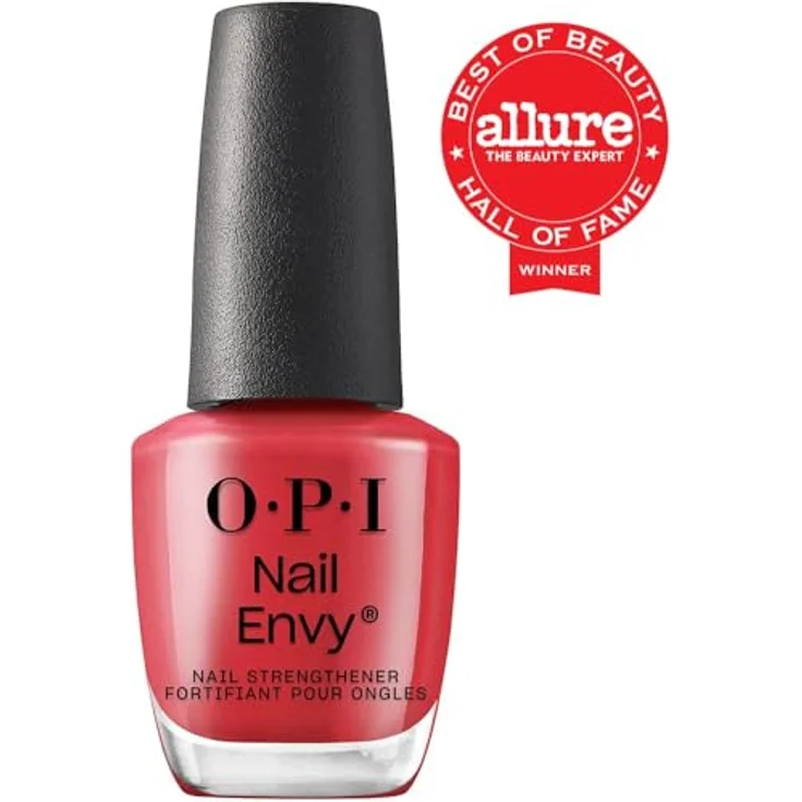 OPI Nail Envy Big Apple Red Nagellack – Original OPI Treatment mit veganer Formel – Schützt die Naturnägel – Langanhaltender Glanz – 15 ml – Bild 2