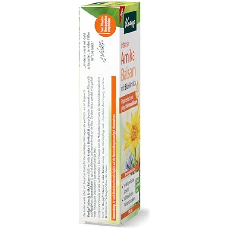 Kneipp Bio-Arnika Intensiv Balsam, regenerierende Körperpflege mit Pflanzenölen, 100 ml – Bild 2