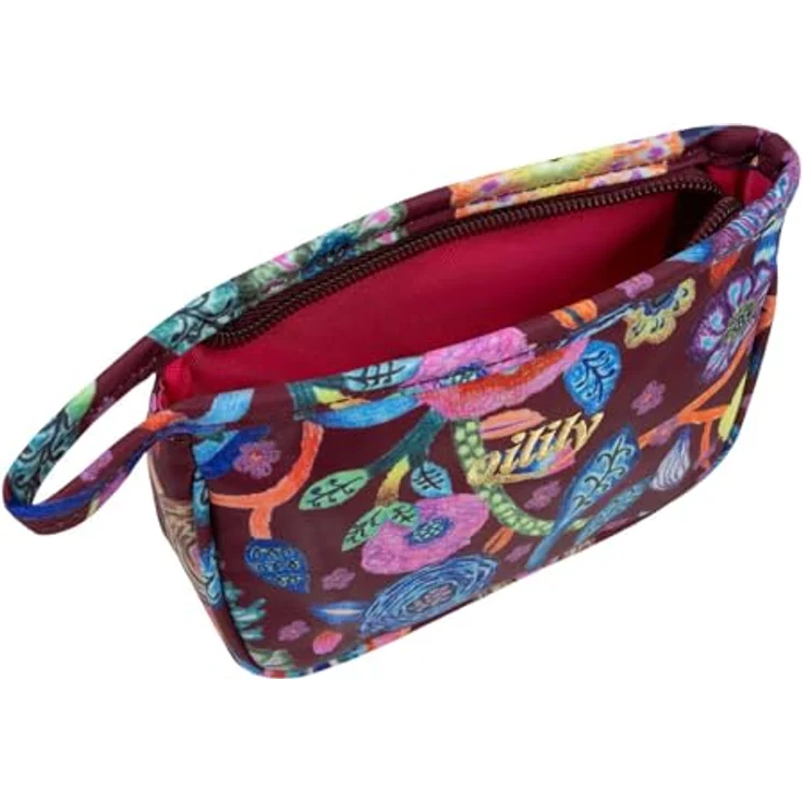 Oilily Tern Tides Kosmetiktasche, 15 cm x 5 cm x 11 cm, rot, 100% Polyester – Bild 4