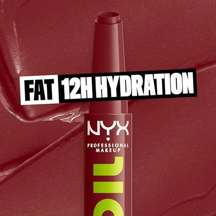 NYX Professional Makeup Fat Oil Slick Click Lippenstift, hochpigmentiert und feuchtigkeitsspendend, 2 g - IN A MOOD – Bild 3