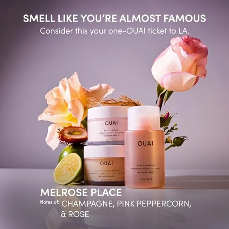 Ouai Body Crème Melrose Place, unisex Körperlotion mit Cupuaçu-Butter und Kokosöl, 96,4 g – Bild 2