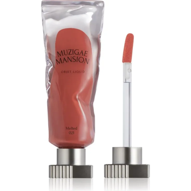 MUZIGAE MANSION Objet Liquid, langanhaltender flüssiger Lippenstift mit Matt-Effekt, Farbton 021 Melted, 6 ml
