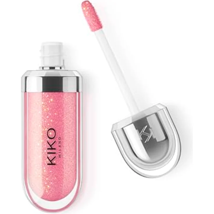 KIKO Milano 3D Hydra Lipgloss 6,5 ml - SPARKLING HIBISCUS PINK, brillantes Finish mit 3D-Effekt und pflegender Textur – Bild 1
