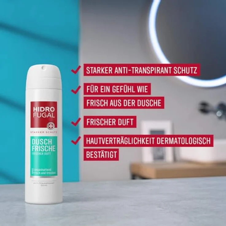 Hidrofugal Duschfrische Spray 150 ml – Bild 2