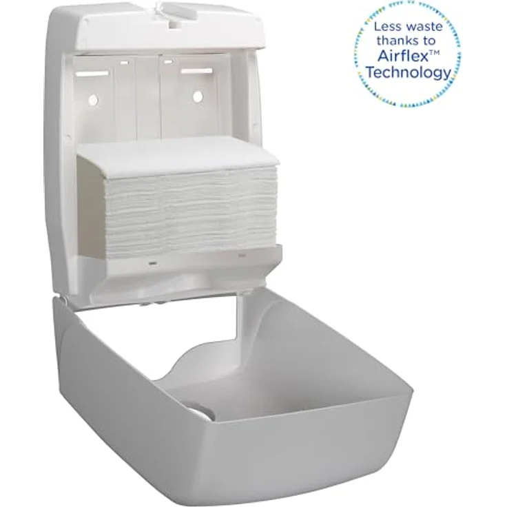 Kleenex Falthandtuch weiß 3-lagig 6710 215 x 315 mm, 15 x 96 Tücher – Bild 4