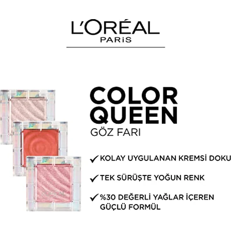 L'Oréal Paris Lidschatten Color Queen Oil Shadow Lidschatten 4 g – Bild 5