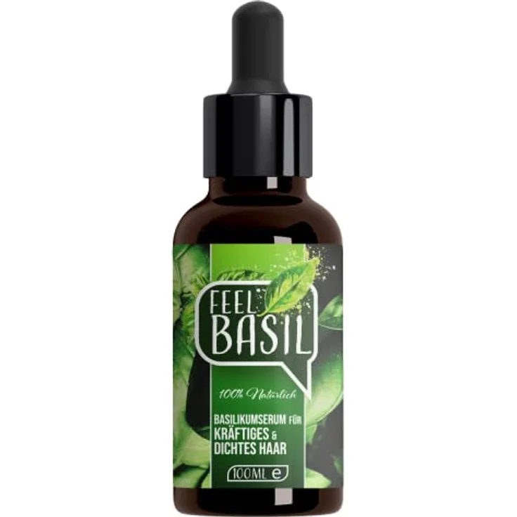 ADEMA NATURAL® Feel Basil Haarwachstum Serum - Haarwurzeln stärken, dichtes Haar - Hair Growth VEGAN Oil 100 ML – Bild 2