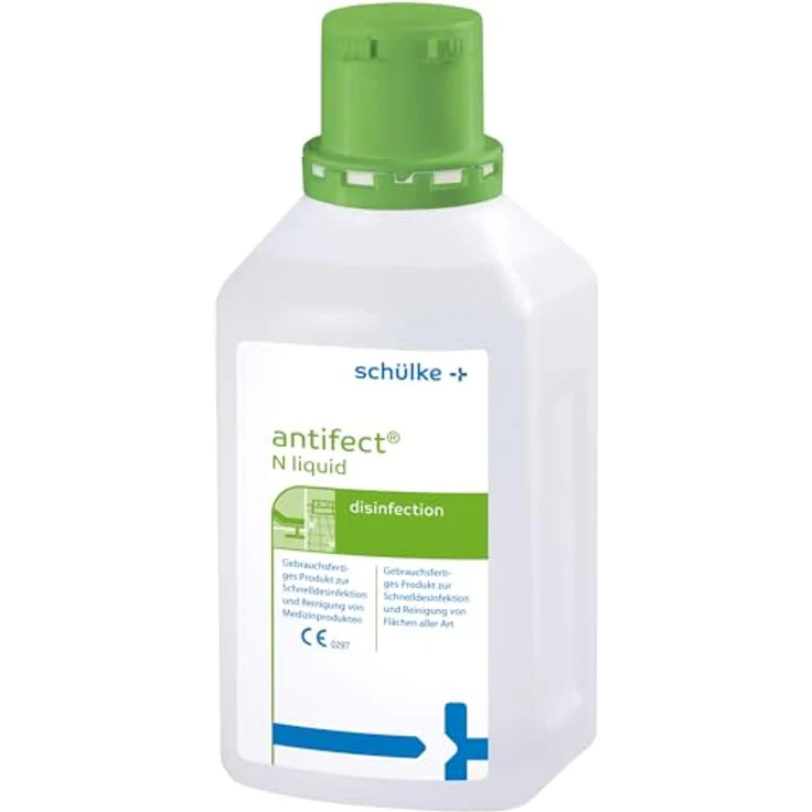 SCHÜLKE & MAYR GmbH Antifect® N liquid, 500 ml alkoholfreies Oberflächen-Desinfektionsmittel, schnell trocknend, rückstandsfrei, aldehydfrei, für medizinische Einrichtungen – Bild 2