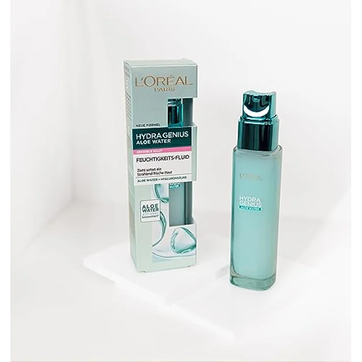 LL'Oréal Paris Hydra Genius Sensible Haut Gesichtsfluid 70 ml mit feuchtigkeitsspendender Wirkung – Bild 2