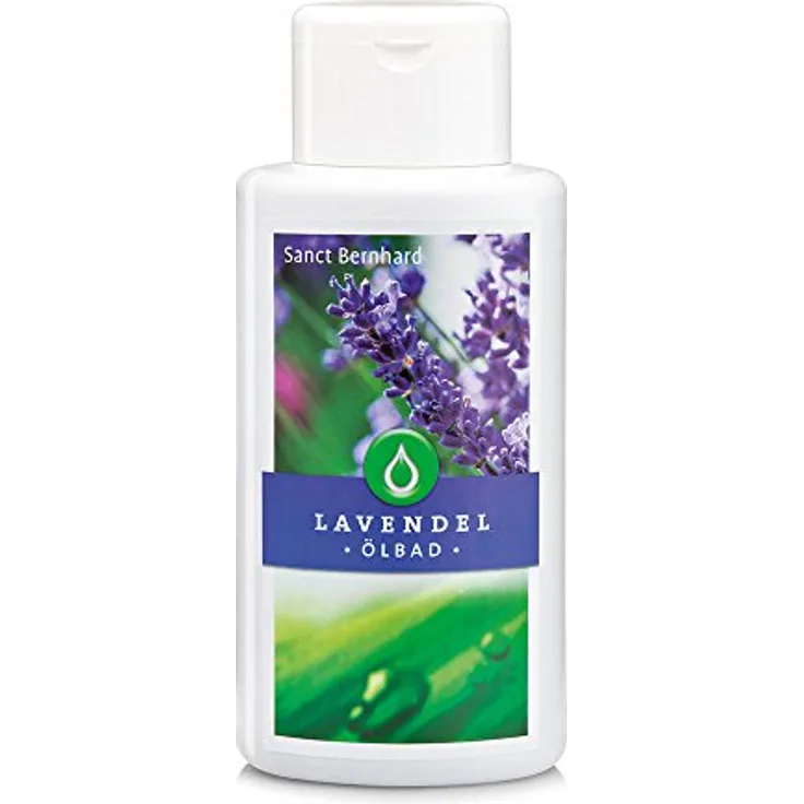 Kräuterhaus Sanct Bernhard Lavendel-Ölbad 750 ml, nicht schäumend, hautpflegende Pflanzenöle, stimuliert Hautdurchblutung