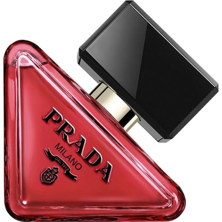 Prada Paradoxe Radical Essence, nachfüllbares Damenparfum 30 ml, blumig-gourmander Duft in dreieckigem tiefrosa Flakon