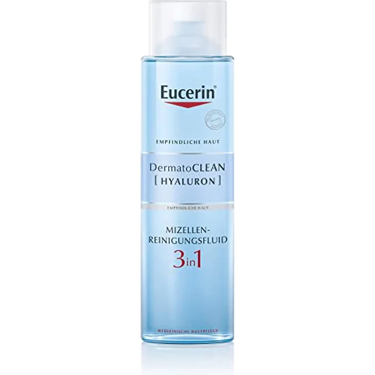 Eucerin DermatoCLEAN Hyal.Miz.Reinigungsfluid 3in1 400 ml, für Damen und Herren empfohlen – Bild 2