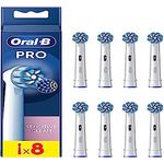 Oral-B Pro Sensitive Clean Aufsteckbürsten, 8 Stück, mit ultra-seidigen Fasern für sanfte und effektive Reinigung