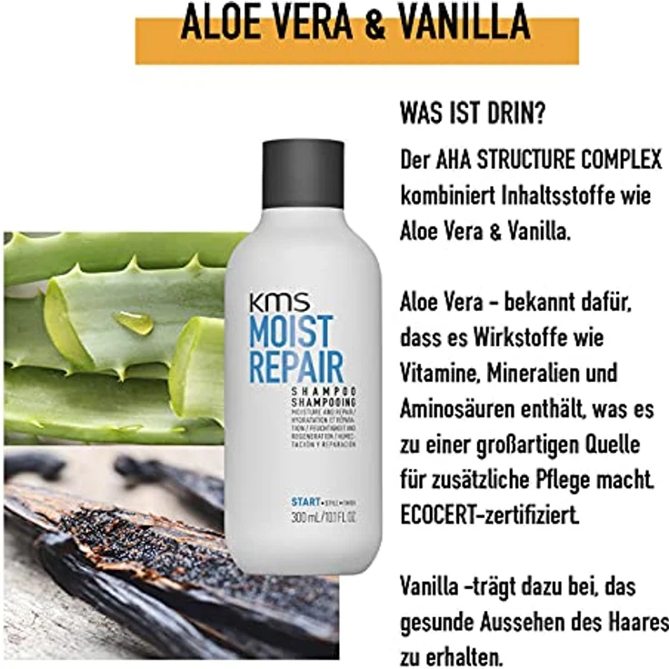 Kms Moist Repair Shampoo 300 ml – Bild 4