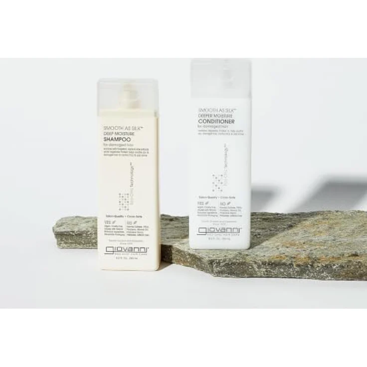 Giovanni Smooth As Silk Conditioner 710ml, intensiv feuchtigkeitsspendend, frizzreduzierend und vegan – Bild 5