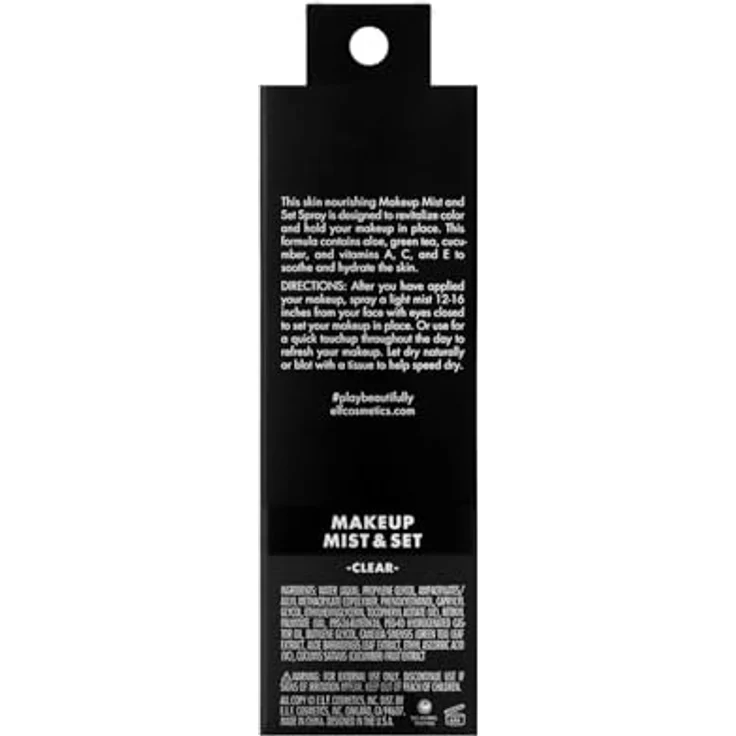 e.l.f. Makeup Mist & Set, Setting Spray mit beruhigenden Inhaltsstoffen, langanhaltend, 2,02 Oz – Bild 2