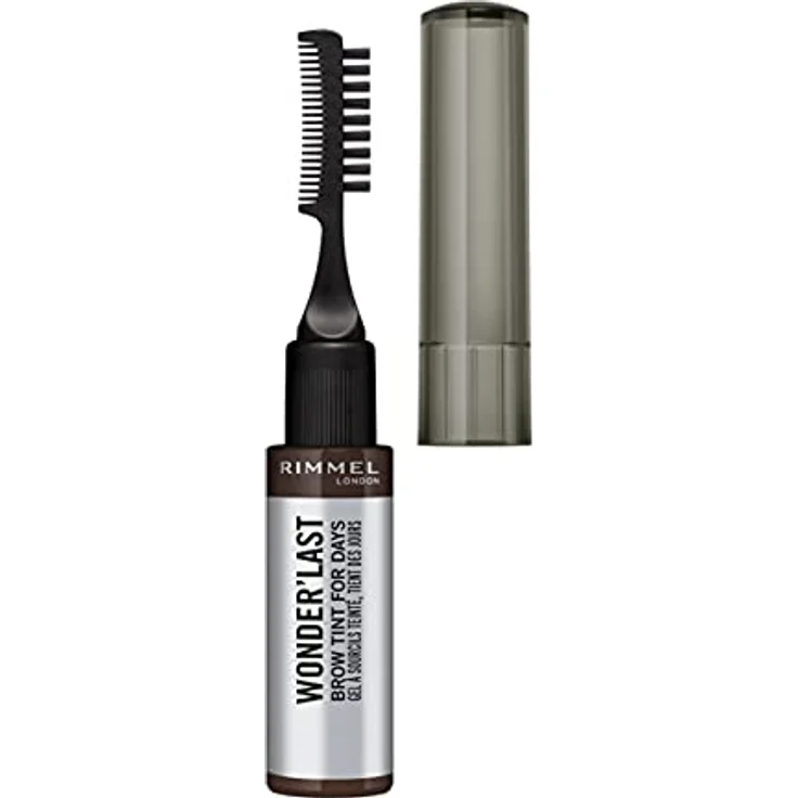 Rimmel Wonder'Last, semipermanente Gel-Augenbrauenfarbe, Farbton 004 Soft Brown, 4.5 ml, langanhaltende Betonung und einfache Anwendung – Bild 2