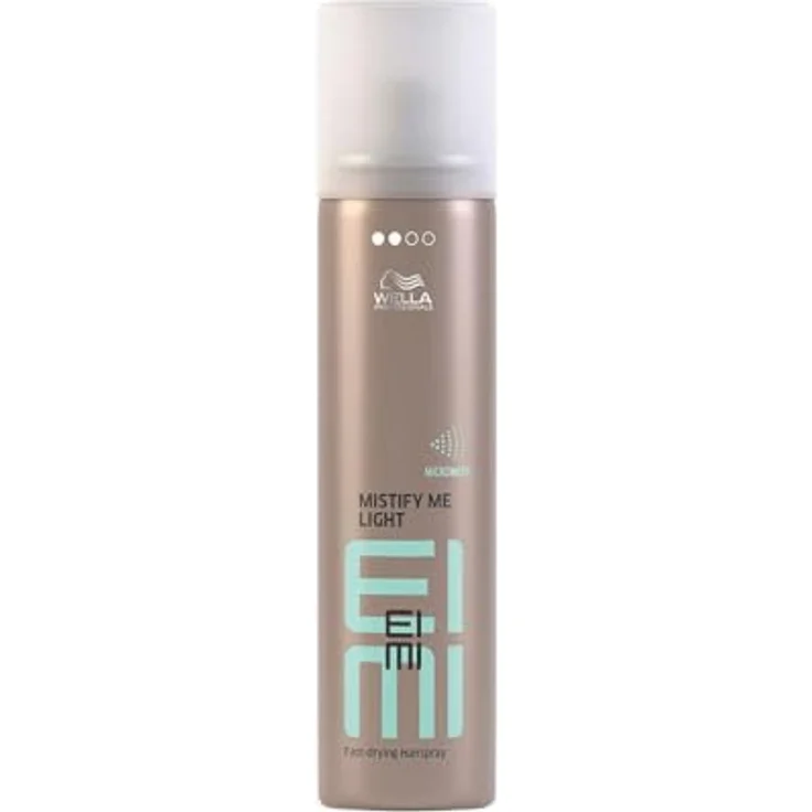 WELLA Eimi Mistify ME Light (3er Pack), schnelltrocknendes Haarspray - leichtes Fixing Spray für sofortigen Halt - Styling-Spray für 24 Stunden zuverlässigen Halt mit natürlicher Bewegung, (3 x 75ml)