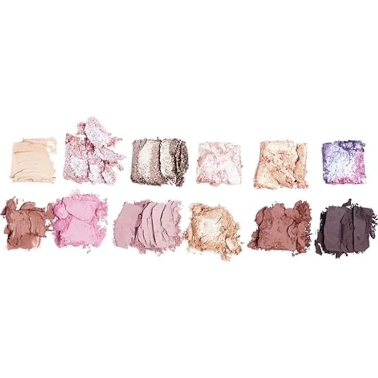 Revolution The Enchanted Icon Palette, Lidschattenpalette mit 12 intensiven Farben, Creme-, Matt- und Schimmer-Texturen, 0,7 g – Bild 4