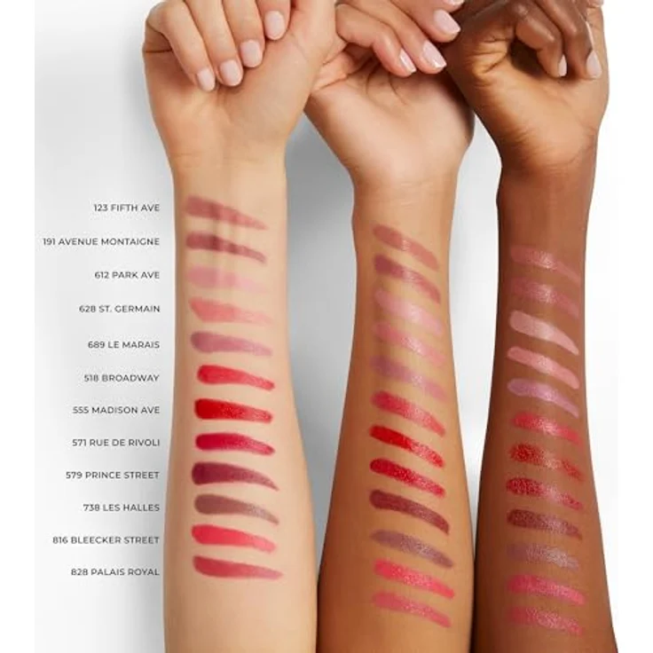 Laura Mercier Caviar Hydra-Crème Lippenstift, pflegender Lippenstift mit intensiver Farbe, 3,25 g, Farbe 123 FIFTH AVE – Bild 4