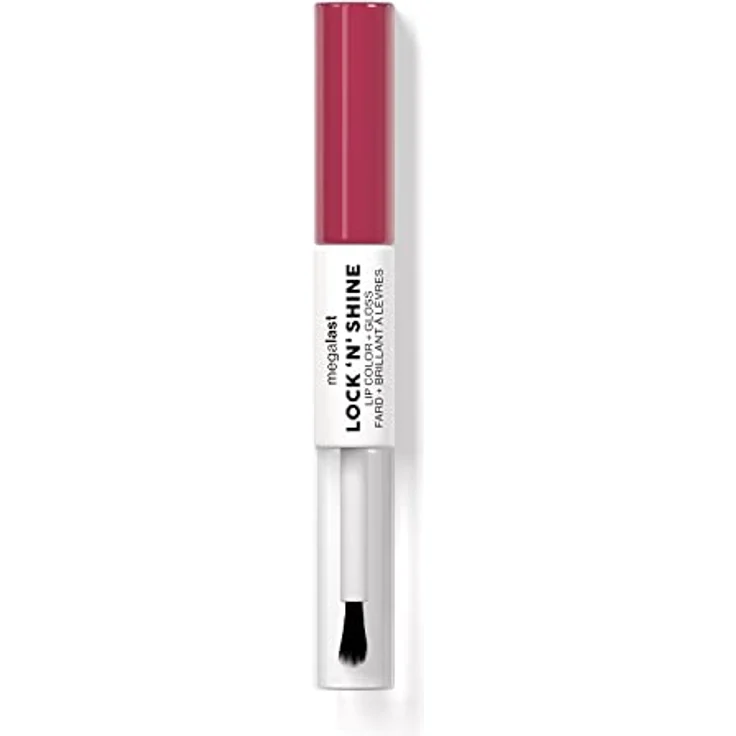 Wet n Wild MegaLast Lock n' Shine, langlebiger, glanzender Lippenstift, hochpigmentierter Farbton LA Pink, 8 ml – Bild 4