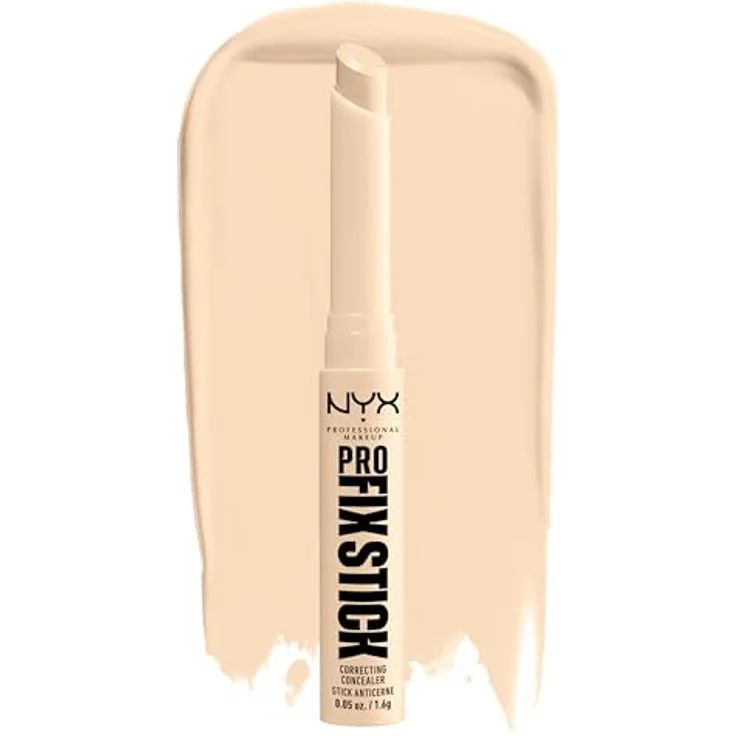 NYX Professional Makeup Pro Fix Stick, Korrektor für einheitliche Hautfarbe, Farbton 01 Pale, 1,6 g, hochpigmentierte Formel zur Kaschierung von Hautmakeln – Bild 1