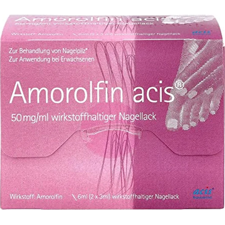 AMOROLFIN acis 50 mg/ml wirkstoffhalt.Nagellack 6 ml – Bild 2