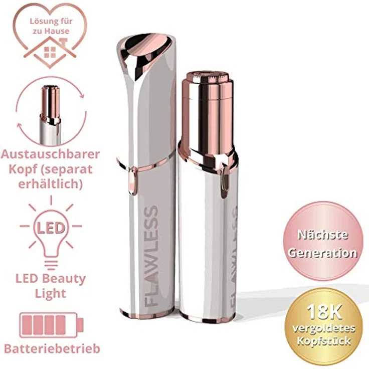 Flawless Flawless Face, elektrischer Epilierer für Gesichtspflege, Weiss – Bild 3