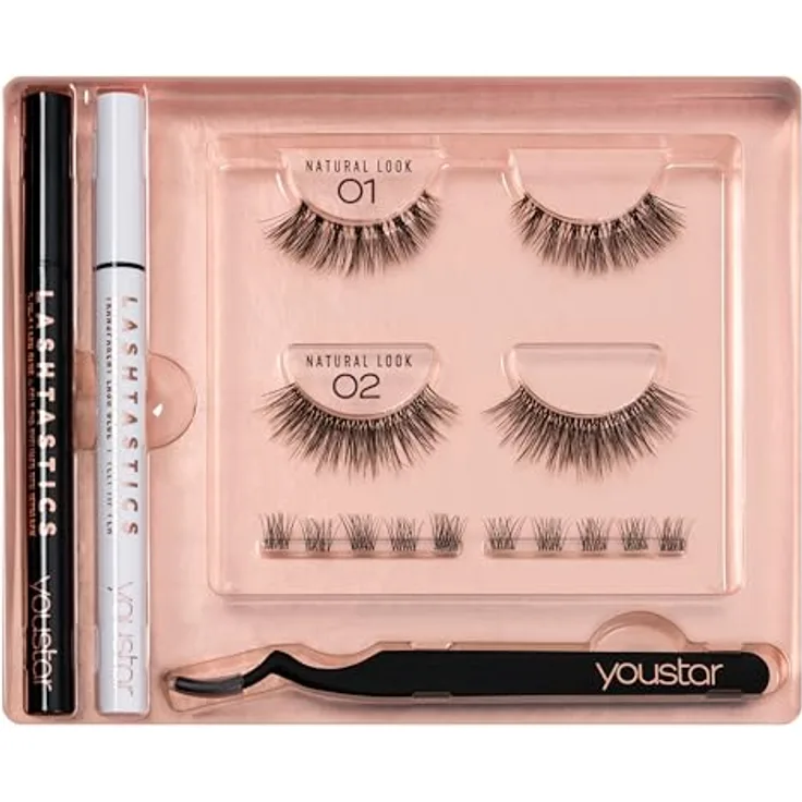 youstar LASHTASTICS 3D Eyelash Set Natural Look Künstliche Wimpern