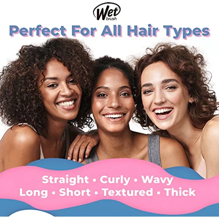 Wet Brush Original Detangler Happy Hair Llama, Haarbürste mit entwirrenden Borsten, Kunststoffgriff, 1 St. – Bild 5