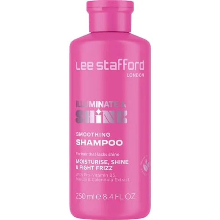 Lee Stafford Illuminate & Shine Smoothing Shampoo, sanftes Glanz-Shampoo für strahlende Geschmeidigkeit, 250 ml – Bild 1