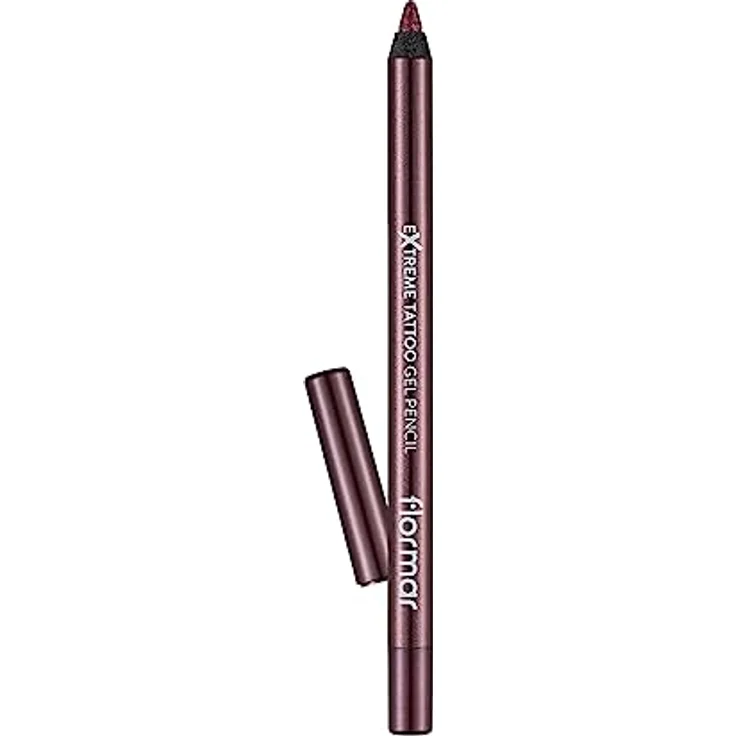 Flormar Extreme Tattoo Gel Pencil 010 Dusty Plum, hochpigmentierter Gel-Kajal, wasserfest & wischfest, mattes Finish, 1,2 g – Bild 1