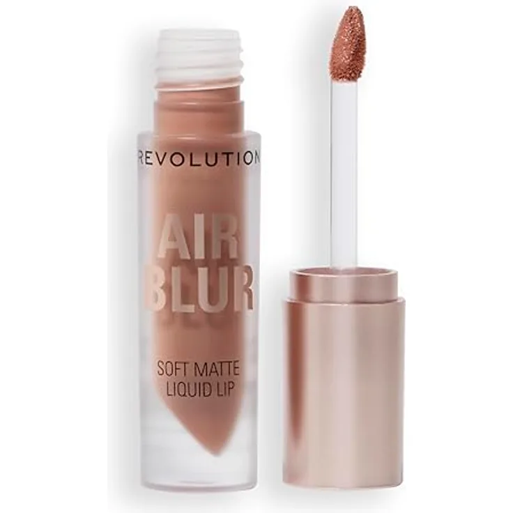 Revolution Air Blur Matt Flüssiger Lippenstift - Langanhaltende Lippenfarbe - Vegan & Cruelty-Free - Siren Brown Nude - 3.5ml