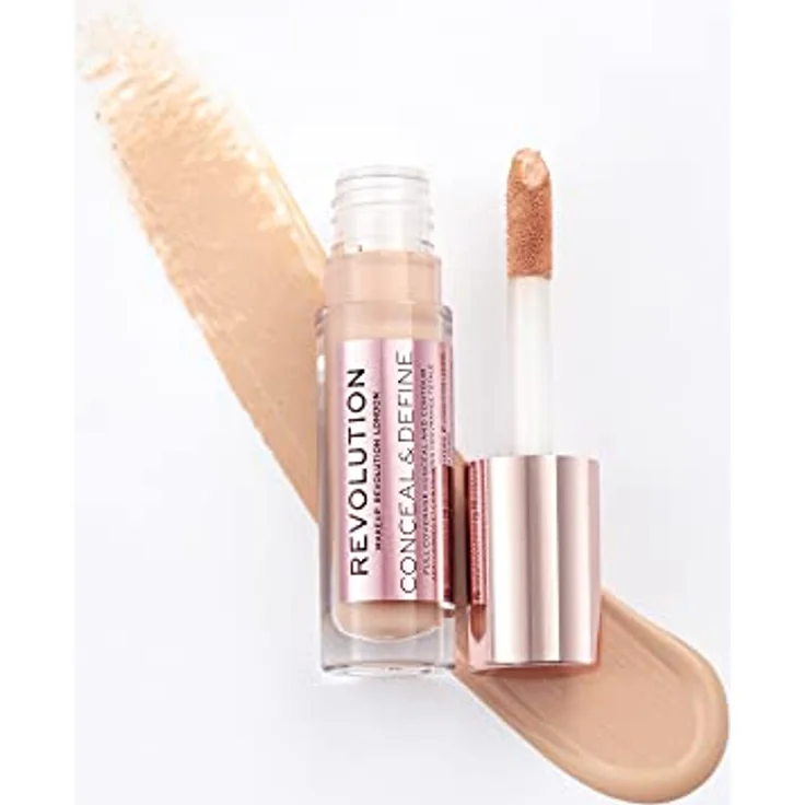 Makeup Revolution London Conceal & Define Cremiger Concealer 4 g Farbton C9 – Bild 4