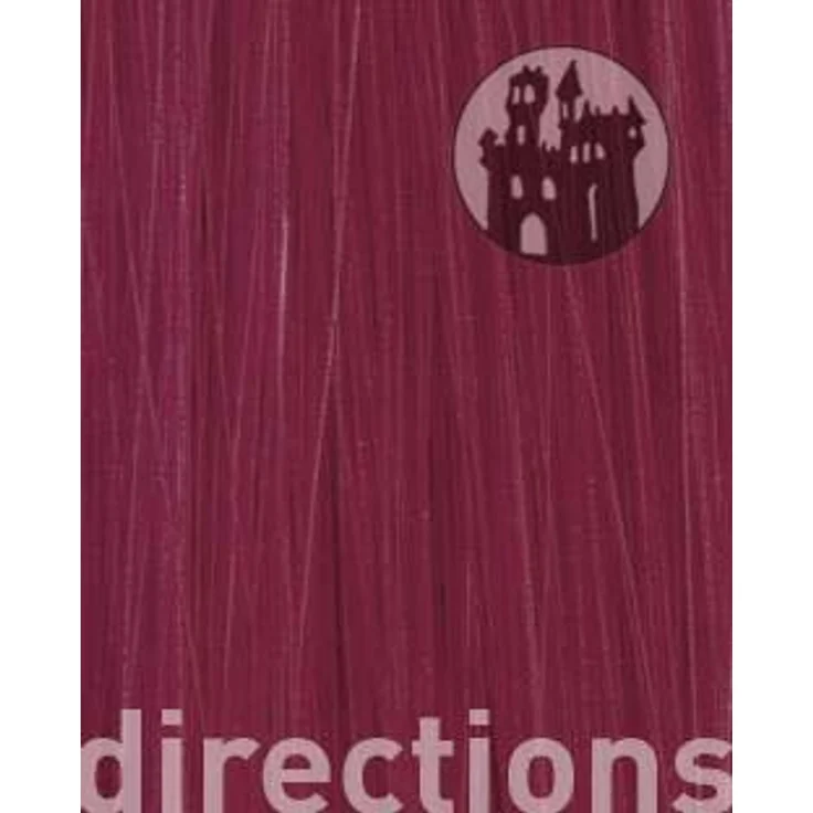 Directions Dark Tulip, Semipermanentes Haarfärbemittel 88 ml, Vegan, Tierversuchsfrei, Rot, für gebleichtes Haar geeignet