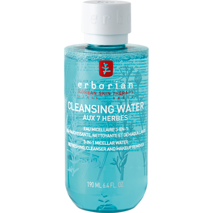 ERBORIAN Cleansing Water aux 7 Herbes Gesichtswasser 190 ml mit reinigender Wirkung