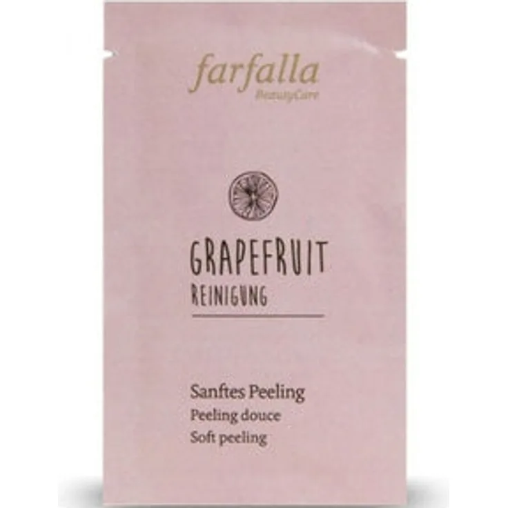 Farfalla Grapefruit - Peeling im Sachet Gesichtspeeling 7 ml mit hauterneuernder Wirkung