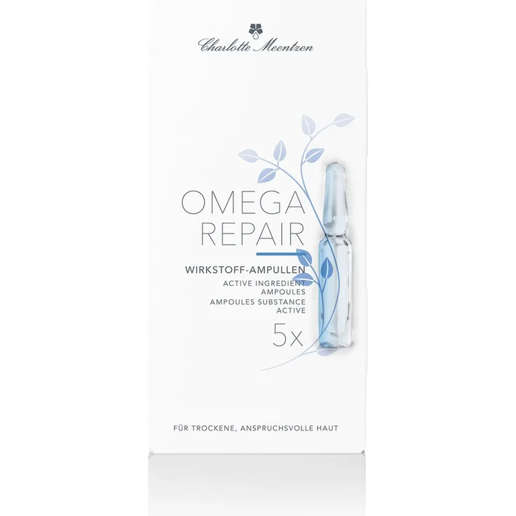 Charlotte Meentzen Ampullenserie Omega Repair Wirkstoff-Ampullen Ampullen Serum 10 ml mit pflegender Wirkung