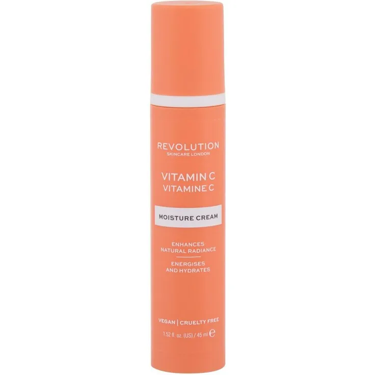 Revolution Skincare Gesichtscreme & Lotion Vitamin C Moisturiser Gesichtscreme 45 ml mit feuchtigkeitsspendender Wirkung
