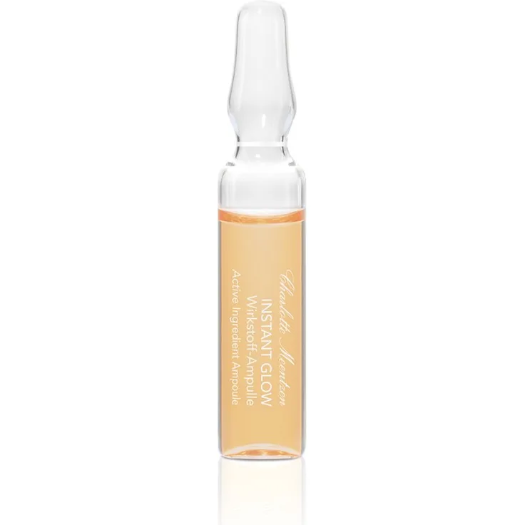 Charlotte Meentzen Ampullenserie Instant Glow Wirkstoff-Ampullen Ampullen Serum 10 ml mit pflegender Wirkung