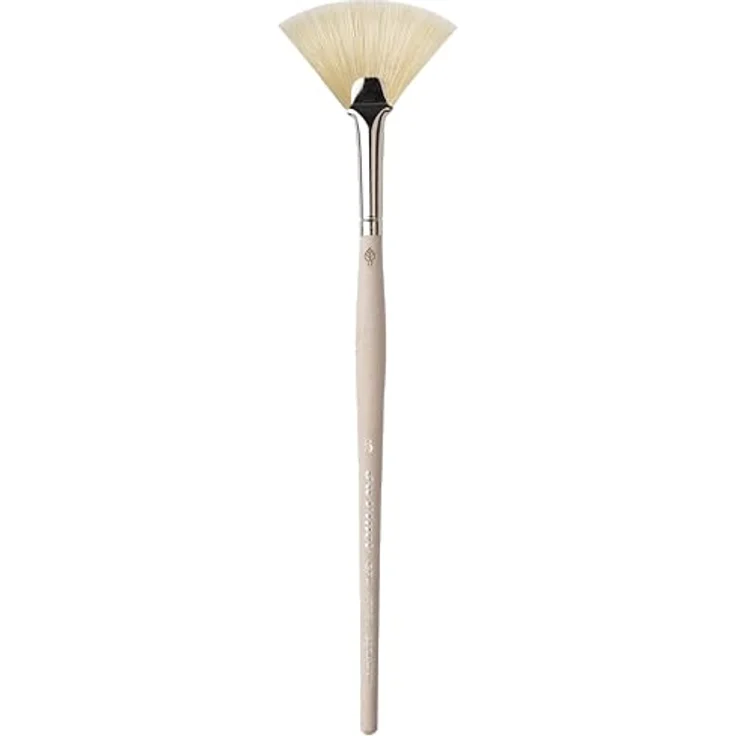 da Vinci SPA Masken-Fächerpinsel, Kunstfaser, für Gesichtsmasken & Peelings, sanft & präzise, weißer Holzgriff, Handmade in Germany, Größe 5 – Bild 5