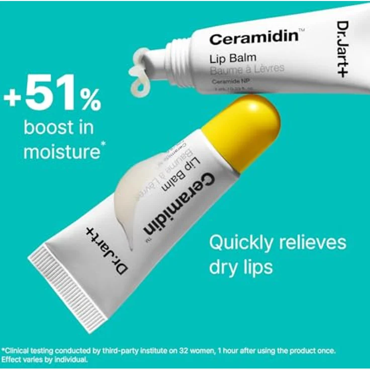 Dr. Jart+ Ceramidinâ„¢ Lip Balm, feuchtigkeitsspendendes Lippenbalsam mit intensivem Schutz, 7 ml – Bild 2