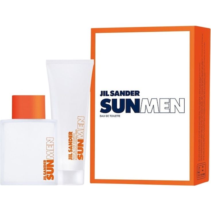 Jil Sander Sun Men Geschenkset, Herren-Duftset mit 75 ml Eau de Toilette und 75 ml Shower Gel, frisch und aromatisch