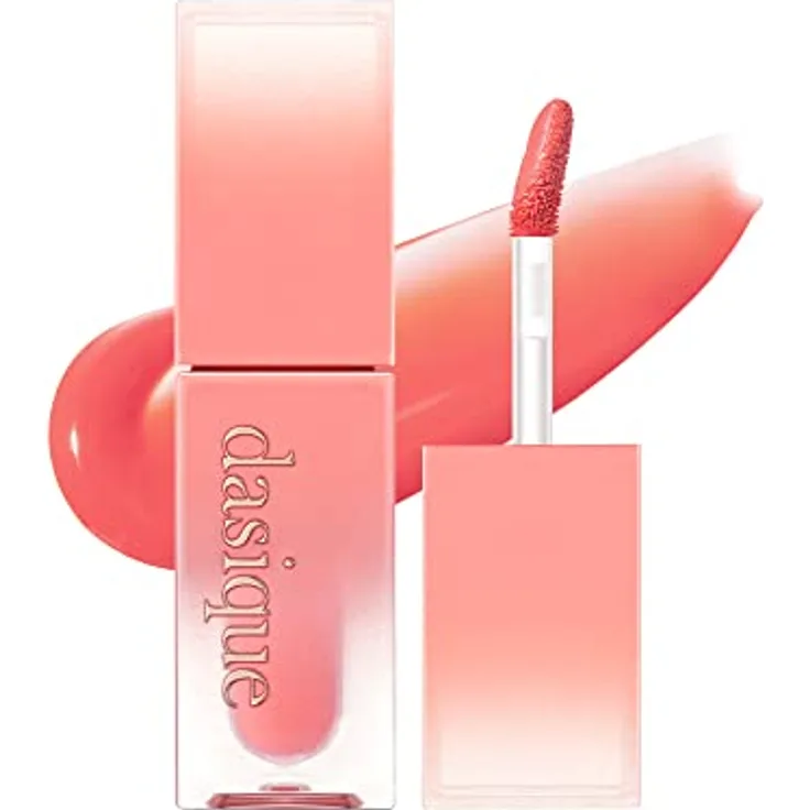 Dasique Juicy Dewy Lip Tint, langlebiger Lipgloss, Farbton 02 Melon Sherbet, 3.5 g, feuchtigkeitsspendend, langanhaltend, glanzvolle Lippenpflege