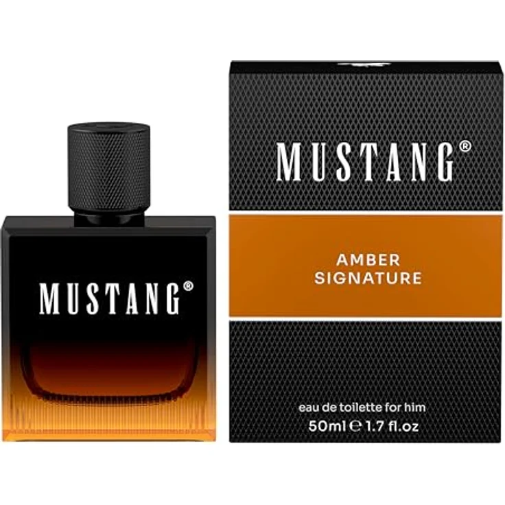 MUSTANG Mustang Signature for him, Herrenparfüm 50ml, orientalisch-aromatisches Eau de Toilette mit Zimt, Ingwer, Kaschmirholz und Amber – Bild 4