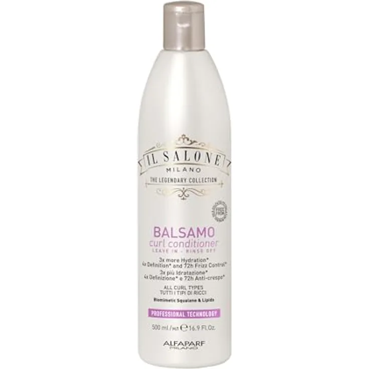 Alfaparf Milano Il Salone Curls Conditioner 500ml, Haarspülung für lockige Haare, sulfatfrei, nährt und pflegt, glättet die Haaroberfläche