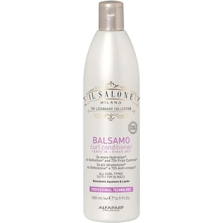 Alfaparf Milano Il Salone Curls Conditioner 500ml, Haarspülung für lockige Haare, sulfatfrei, nährt und pflegt, glättet die Haaroberfläche – Bild 1