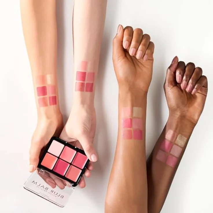 Catrice Blur Balm Rouge Palette 010 Blush Blindness, 6 g, veganes Rouge für natürliche Wangenröte und Gesichtskonturierung – Bild 4